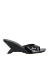 Vic Matie Vic Matiē Woman Sandals Black Size 8 Leather
