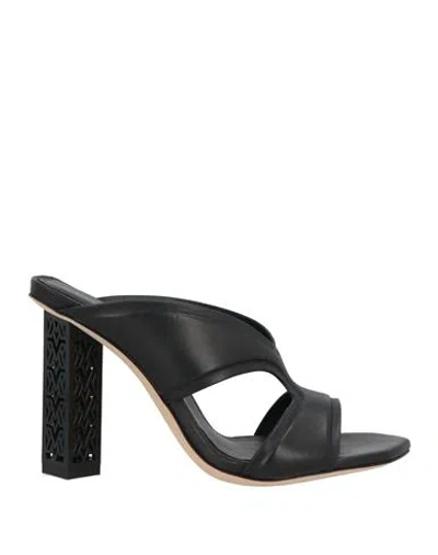 Vic Matie Vic Matiē Woman Sandals Black Size 8 Leather