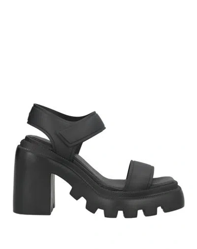 Vic Matie Vic Matiē Woman Sandals Black Size 8 Leather