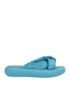 Vic Matie Vic Matiē Woman Sandals Deep Teal Size 7 Leather In Multi