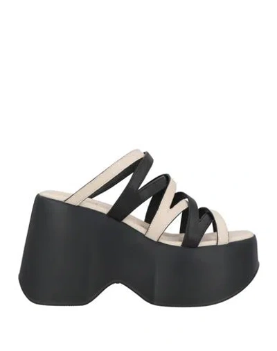 Vic Matie Vic Matiē Woman Sandals Ivory Size 8 Leather In White
