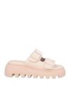 Vic Matie Vic Matiē Woman Sandals Light Pink Size 11 Leather