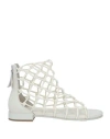 Vic Matie Vic Matiē Woman Sandals Off White Size 5 Synthetic Fibers In Off White