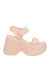 Vic Matie Vic Matiē Woman Sandals Pink Size 6 Rubber In Pink