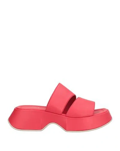 Vic Matie Vic Matiē Woman Sandals Red Size 7 Textile Fibers