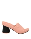 Vic Matie Vic Matiē Woman Sandals Salmon Pink Size 6 Textile Fibers