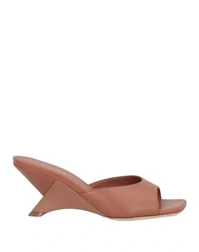 Vic Matie Vic Matiē Woman Sandals Tan Size 8 Leather In Brown