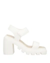 Vic Matie Vic Matiē Woman Sandals White Size 10 Leather