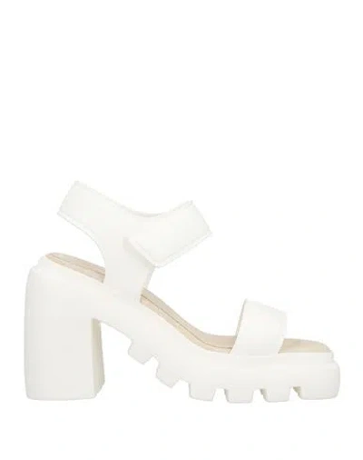 Vic Matie Vic Matiē Woman Sandals White Size 10 Leather