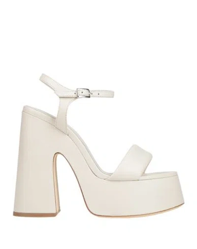Vic Matie Vic Matiē Woman Sandals White Size 8 Soft Leather