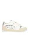 Vic Matie Vic Matiē Woman Sneakers Beige Size 7 Calfskin In Multi