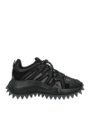 Vic Matie Vic Matiē Woman Sneakers Black Size 8 Leather, Textile Fibers