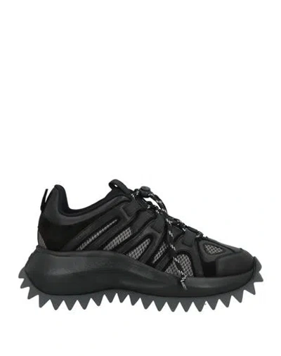 Vic Matie Vic Matiē Woman Sneakers Black Size 8 Leather, Textile Fibers