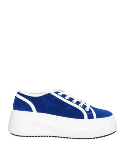 Vic Matie Vic Matiē Woman Sneakers Blue Size 7 Textile Fibers