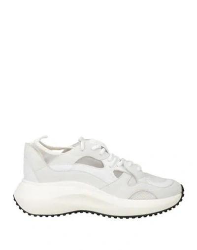 Vic Matie Vic Matiē Woman Sneakers Off White Size 7 Leather, Textile Fibers