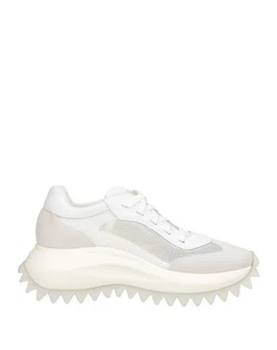 Vic Matie Vic Matiē Woman Sneakers Off White Size 8 Leather, Textile Fibers