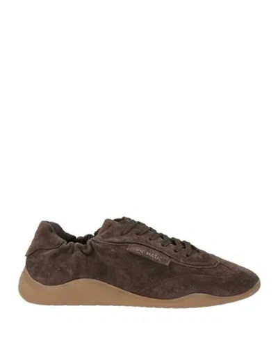 Vic Matie Vic Matiē Woman Sneakers Taupe Size 9 Leather In Multi