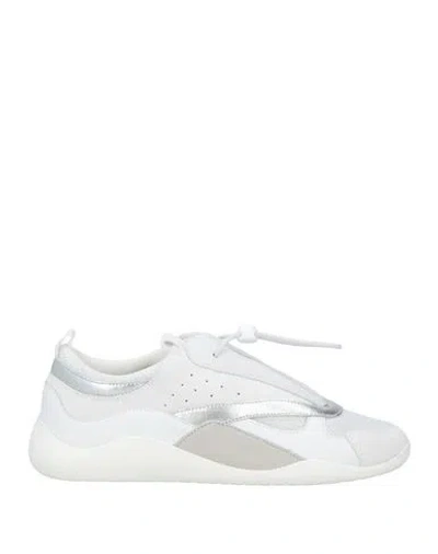 Vic Matie Vic Matiē Woman Sneakers White Size 8 Leather, Textile Fibers