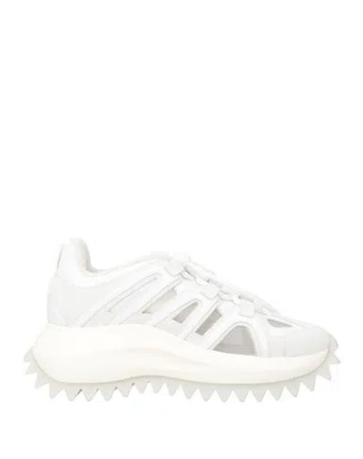 Vic Matie Vic Matiē Woman Sneakers White Size 8 Leather, Textile Fibers