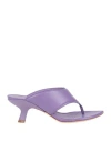Vic Matie Vic Matiē Woman Thong Sandal Purple Size 7 Leather