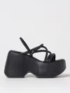 Vic Matie Heeled Sandals Vic Matié Woman Color Black In Black