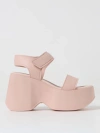 Vic Matie Vic Matiē Woman Sandals Pink Size 6 Rubber