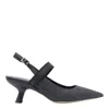 Vic Matie Pointed Toe High Heel Sandals In Black