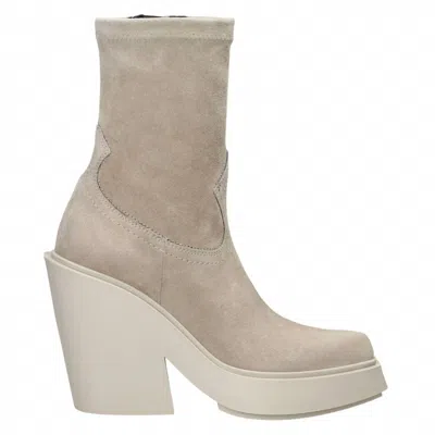 Vic Matie Women's Magnifico Safari Suede Ankle Bootie In Tan In Neutral