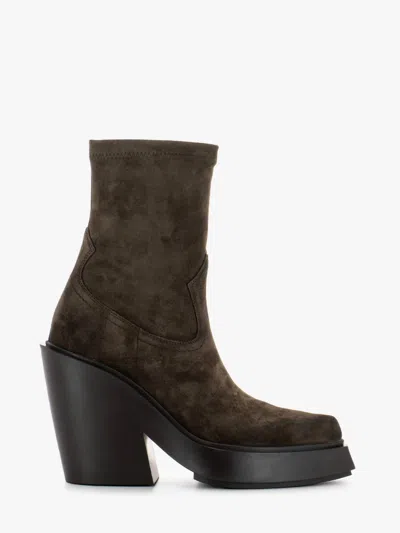 Vic Matie Women's Magnifico Western Bootie In Brown In Green