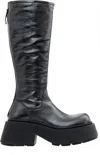 Vic Matie Vic Matiē Woman Boot Black Size 8 Soft Leather In Black