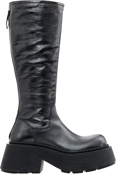 Vic Matie Vic Matiē Woman Boot Black Size 8 Soft Leather