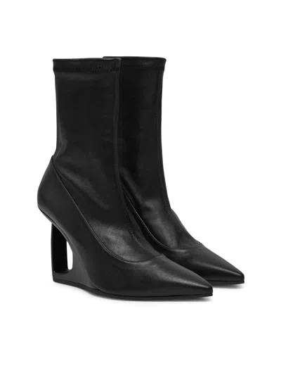 Vic Matie Women's Open Heel Bootie In Black