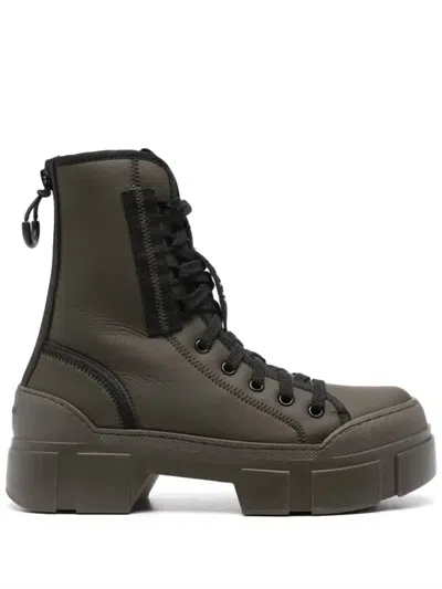 Vic Matie Women's Scubagum Boots In Hunter Green
