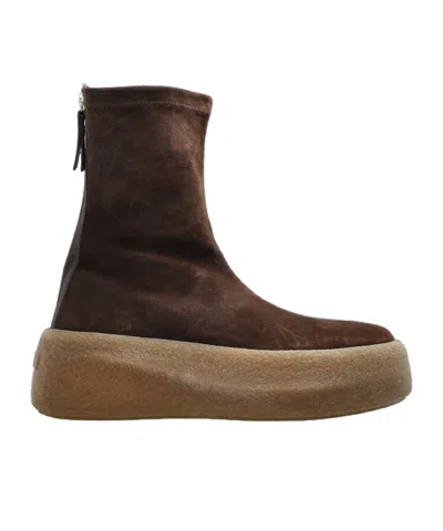 VIC MATIE ZIP-DETAIL PLATFORM BOOTS