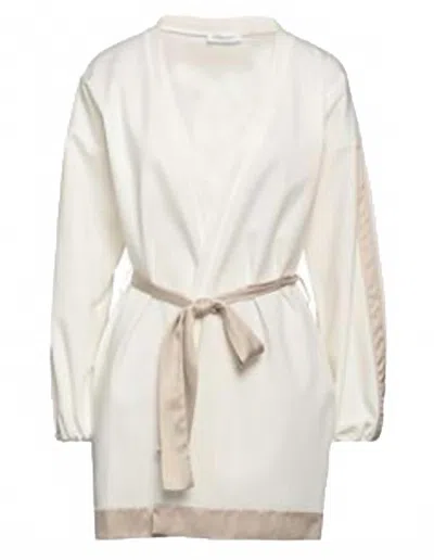 Vicario Cinque Women's Long Sleeve Shirt In Ivory In Neutral