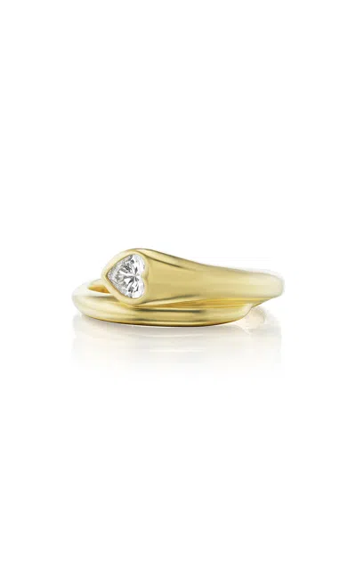 Vice Versa 14kt Yellow Gold Baby Boa Pinky Ring