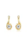 Vice Versa 14kt Yellow Gold Boa Earrings