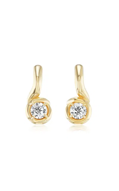 Vice Versa 14kt Yellow Gold Boa Earrings