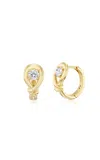 Vice Versa 14kt Yellow Gold Boa Huggies