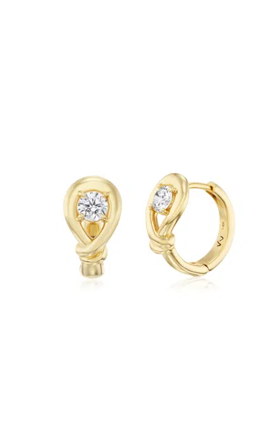 Vice Versa 14kt Yellow Gold Boa Huggies