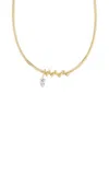 Vice Versa 14kt Yellow Gold Boa Necklace