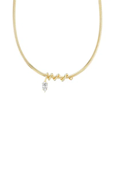 Vice Versa 14kt Yellow Gold Boa Necklace