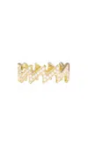 Vice Versa 14kt Yellow Gold Diamond Indra Medi Ring