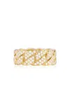Vice Versa 14kt Yellow Gold Diamond Versa Medi Ring