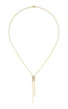 Vice Versa 14kt Yellow Gold Gemini Bolo Necklace