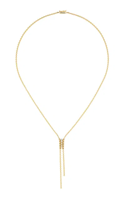 Vice Versa 14kt Yellow Gold Gemini Bolo Necklace