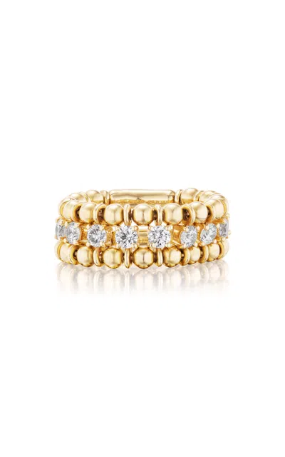 Vice Versa 14kt Yellow Gold Gemini Ring