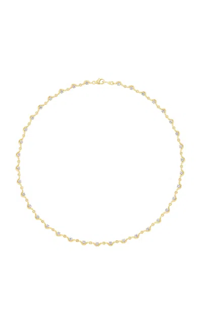 Vice Versa 14kt Yellow Gold Louise Line Necklace