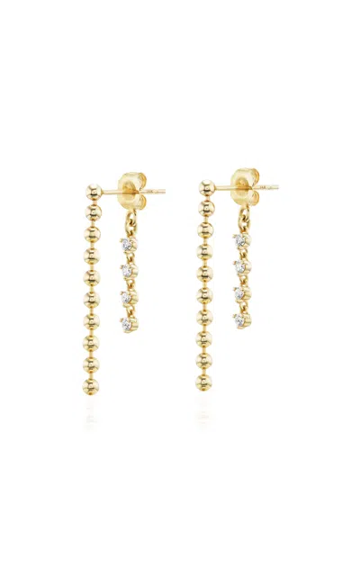 Vice Versa 14kt Yellow Gold Mini Gemini Drops