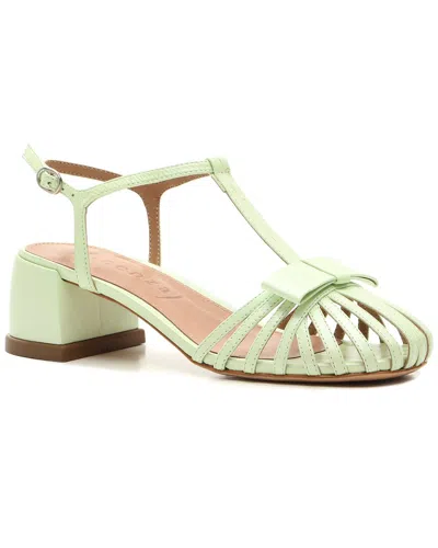 Vicenza Belfast Leather Sandal In Green